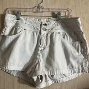 Women's White Denim Shorts